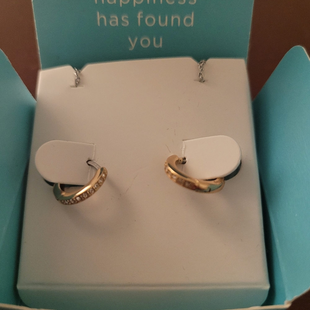 Origami Owl earrings.  NIB